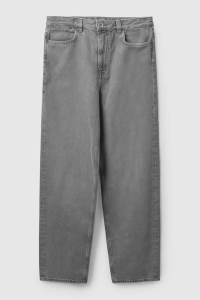 Shop Cos Arch Jeans - Tapered In Grey