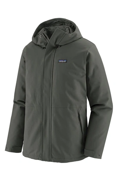 Shop Patagonia Lone Mountain Thermolite(tm) 3-in-1 Jacket In Forge Grey