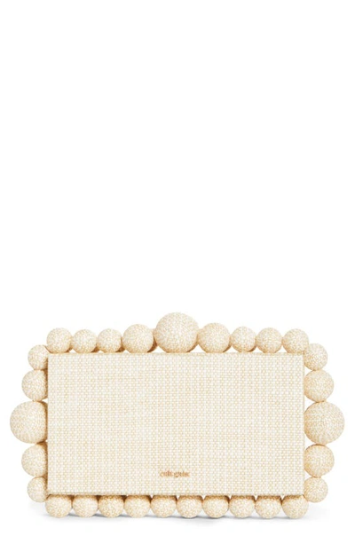 Shop Cult Gaia Eos Beaded Box Clutch In Sand