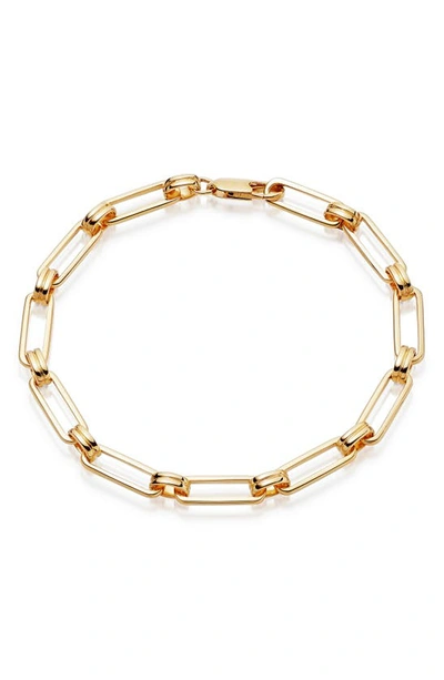 Shop Missoma Aegis Chain Link Bracelet In Gold