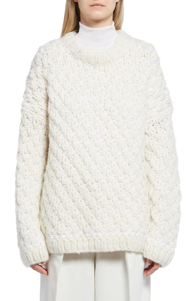 Shop The Row Dano Cashmere Blend Sweater In Ivory