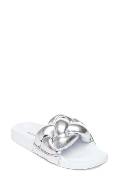 Shop Bernardo Rylee Sandal In Silver