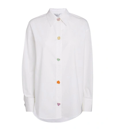Shop Olivia Rubin Cotton Tiffy Shirt In White