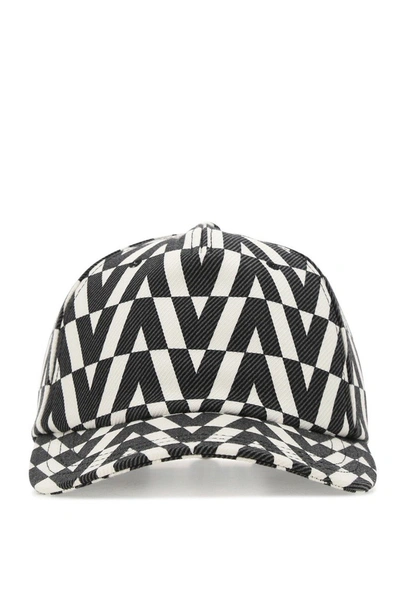 Shop Valentino Optical Logo Baseball Cap In Multi