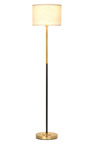 Shop Brightech Emery Led Floor Lamp In Brass