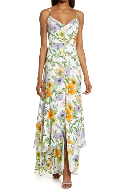 Shop Afrm Nella Print Sleeveless Maxi Dress In Vintage Floral