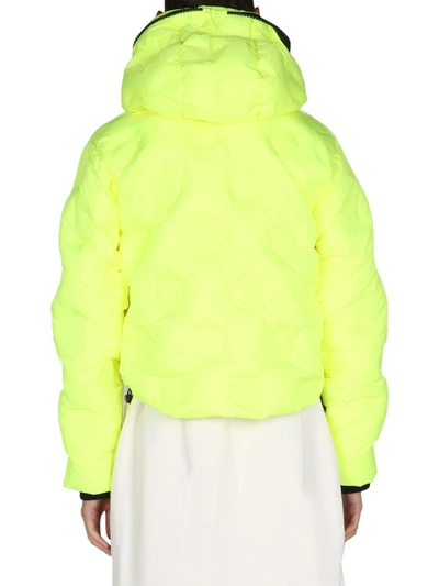 Shop Barrow Cropped Down Jacket In Yellow