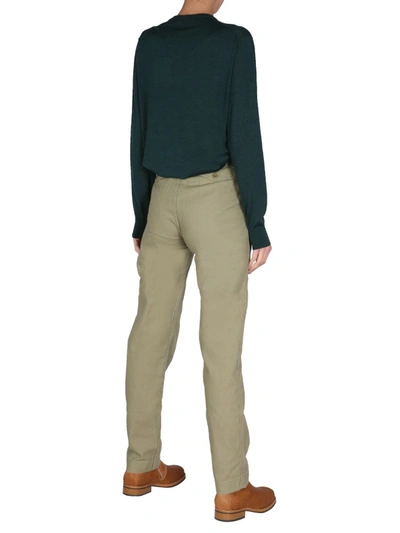 Shop Nigel Cabourn Regular Fit Jeans In Military Green