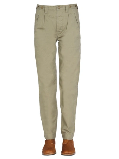 Shop Nigel Cabourn Regular Fit Jeans In Military Green