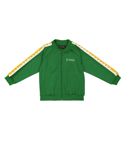 Shop Mini Rodini Wct Track Jacket In Green