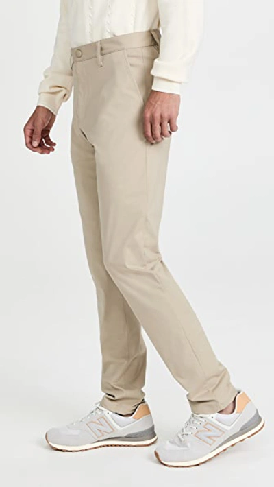 Rhone Commuter Straight Fit Pants In Khaki