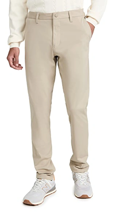 Rhone Commuter Straight Fit Pants In Khaki