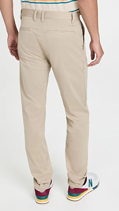 Rhone Commuter Straight Fit Pants In Khaki