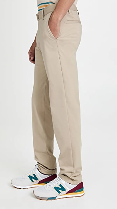 Rhone Commuter Straight Fit Pants In Khaki