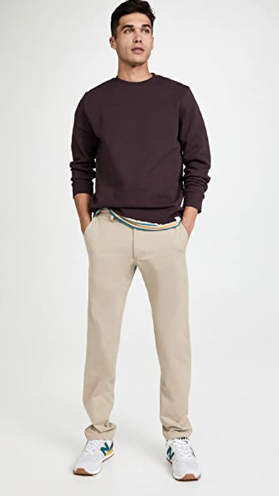 Rhone Commuter Straight Fit Pants In Khaki