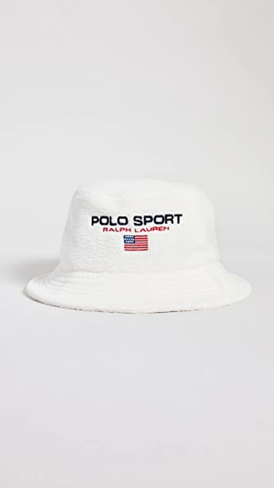 Kwaadaardig apotheker invoegen Polo Ralph Lauren Polo Sport Cotton Chino Bucket Hat In Antique Cream |  ModeSens