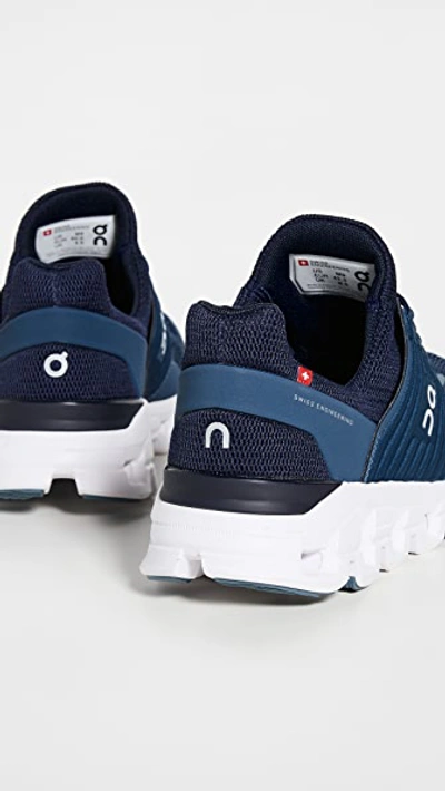 On Cloudswift Mesh Running Trainers In Denim/midnight