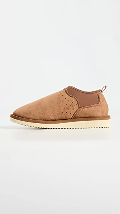 Shop Suicoke Ron-m2ab-mid Slippers In Brown