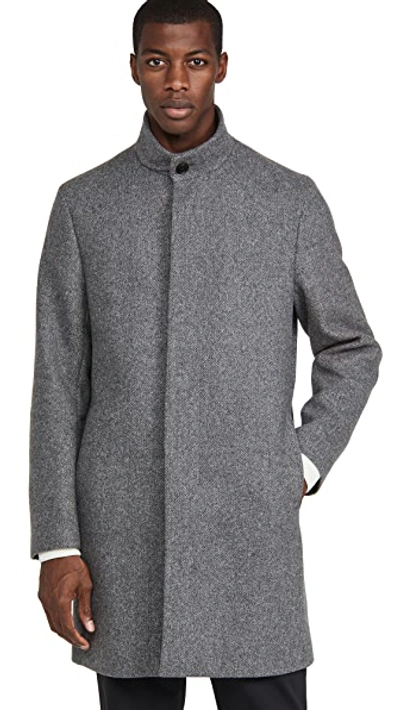 Shop Theory Belvin Twist Wool Overcoat In Pestle Multi