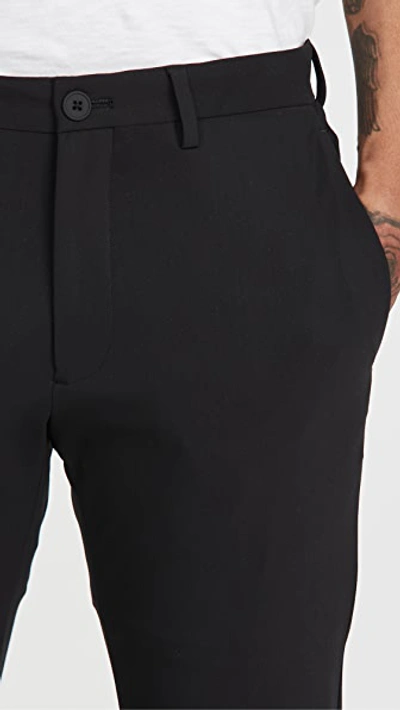 Theory Zaine Sw Precision Pants In Black