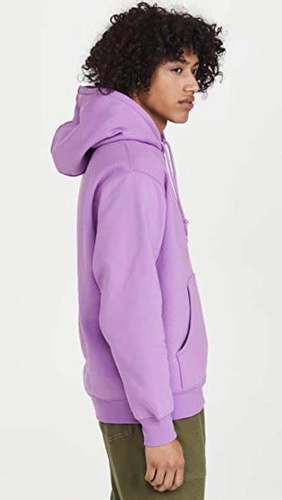 Mini Box Logo Hoodie In Orchid