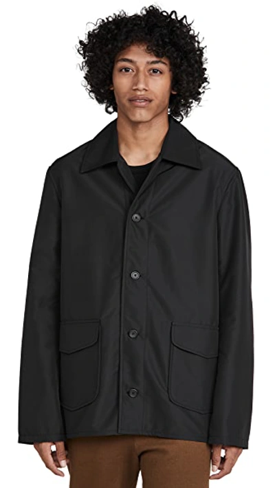 Shop Our Legacy Sunday Jacket In Black Recycled Poly