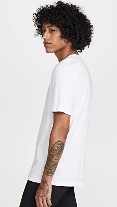 Shop Theory Essential Cosmos Slub Cotton Tee White