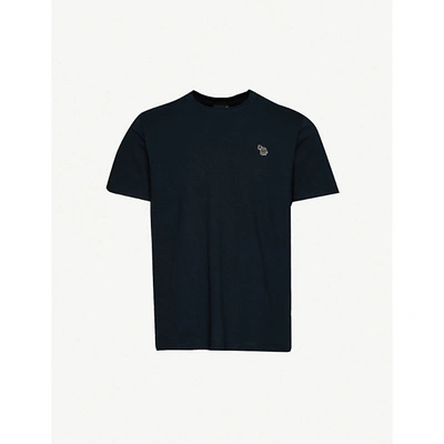 Ps By Paul Smith Ps Paul Smith "zebra" T-shirt In Navy