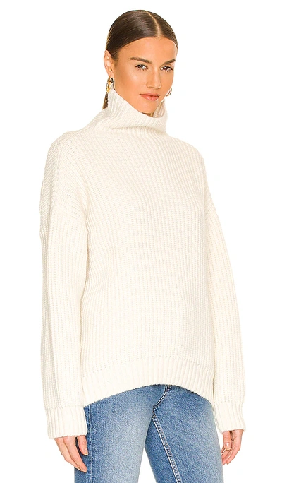 Shop Anine Bing Sydney Sweater In 奶油色