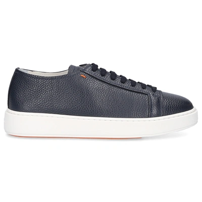 Shop Santoni Sneakers Blue 21430