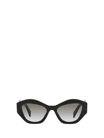 Shop Prada Pr 07ys Black Female Sunglasses