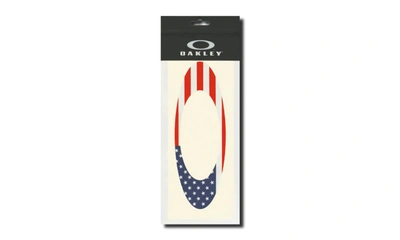 Shop Oakley ® 9 Foundation Logo Sticker In Usa Flag