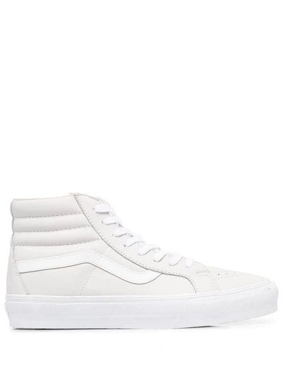 Shop Vans Sk8-hi Reissue Sneakers In Weiss