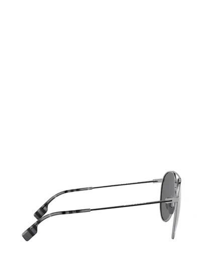 Shop Burberry Sunglasses In Gunmetal / Matte Black