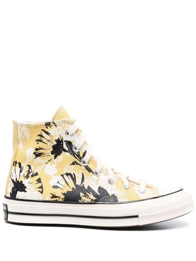Converse Hybrid Floral Chuck 70 Sneakers In Gelb