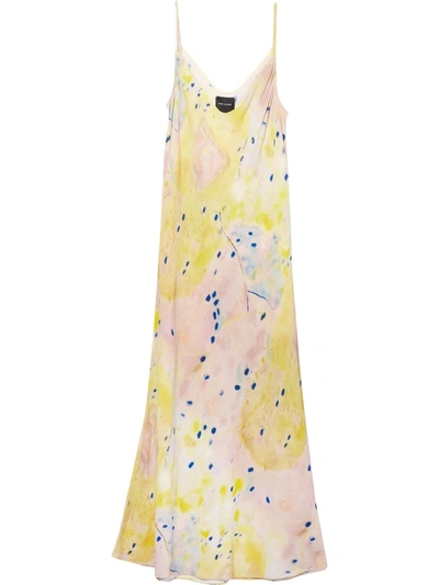 Shop Marc Jacobs Bias-cut Slip Dress In Yellow