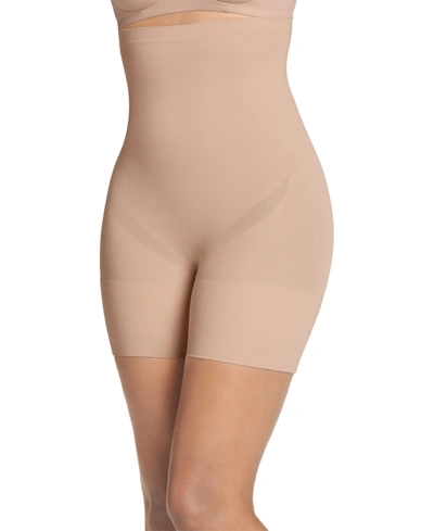 Shop Jockey Women's Slimmers Breathe High-waist Shorts 4239 In Light