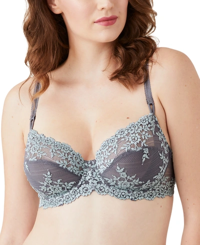 Shop Wacoal Embrace Lace Underwire Bra 65191, Up To Ddd Cup In Quiet Shade/ether