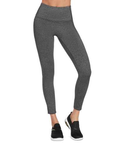 Shop Skechers Women's Gowalk Skinny Leggings In Charcoal Grey