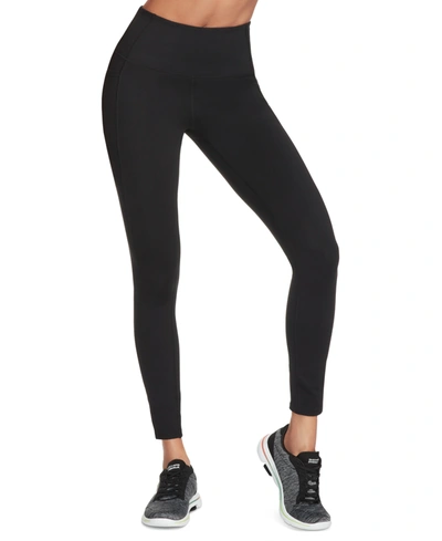 Shop Skechers Women's Gowalk Skinny Leggings In Bold Black