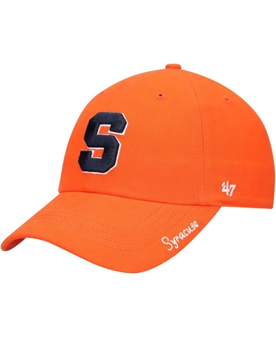 Shop 47 Brand Women's Orange Syracuse Orange Miata Clean Up Adjustable Hat