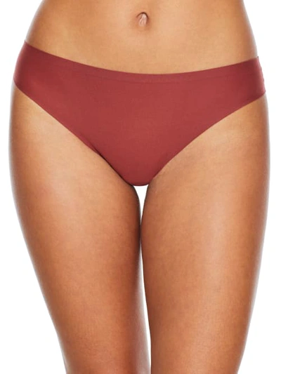 Shop Chantelle Soft Stretch Thong In Amber