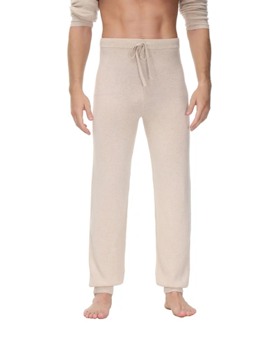 Shop Ink+ivy Men's Cashmere Lounge Pants In Tan Heather