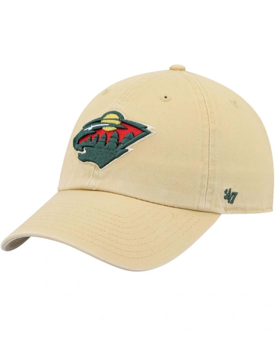 Shop 47 Brand Men's Gold Minnesota Wild Clean Up Adjustable Hat