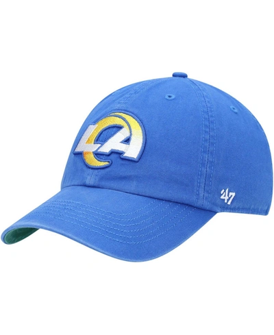 Shop 47 Brand Men's Royal Los Angeles Rams Franchise Logo Fitted Hat
