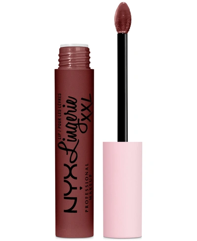 Shop Nyx Professional Makeup Lip Lingerie Xxl Long-lasting Matte Liquid Lipstick In Deep Mesh