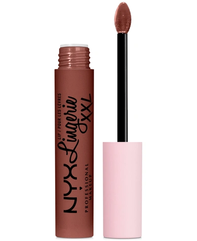 Shop Nyx Professional Makeup Lip Lingerie Xxl Long-lasting Matte Liquid Lipstick In Low Cut
