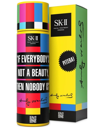 Shop Sk-ii X Andy Warhol Pitera Essence - Yellow 7.7 Oz.