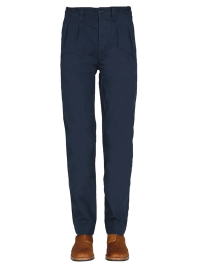 Shop Nigel Cabourn Regular Fit Jeans In Blu