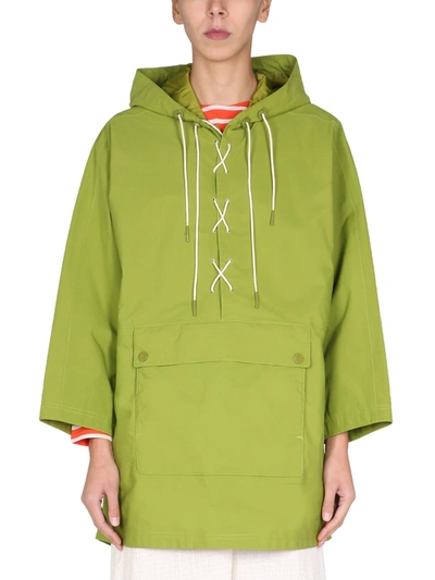 Shop Barbour By Alexachung Tonal Pip Parka In Marrone